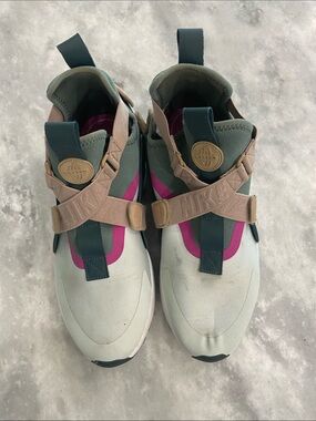 Nike Women’s Strap Sneakers in Teal, Pink & Tan